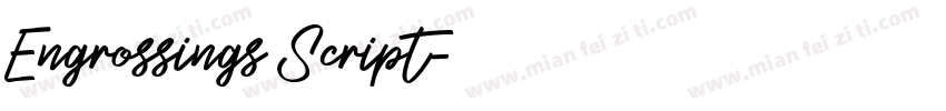 Engrossings Script字体转换